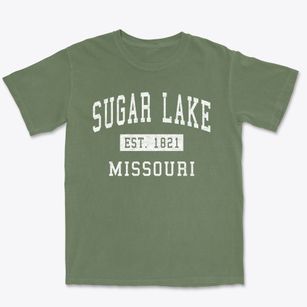Sugar Lake Missouri Classic Established Premium Heavyweight T-shirt