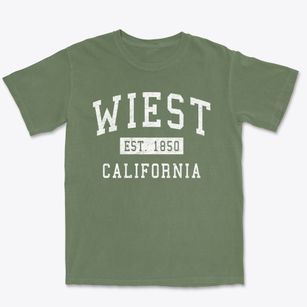 Wiest California Classic Established Premium Heavyweight T-shirt