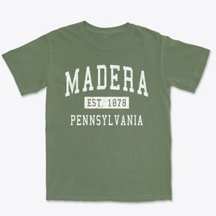 Madera Pennsylvania Classic Established Premium Heavyweight T-shirt