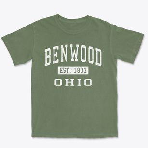 Benwood Ohio Classic Established Premium Heavyweight T-shirt