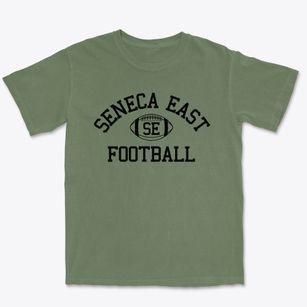 Seneca East Junior High School Classic Football Premium Heavyweight T-shirt