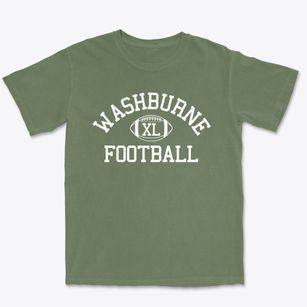Washburne Culinary Institute Classic Football Premium Heavyweight T-shirt