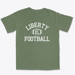 Liberty High School Classic Football Premium Heavyweight T-shirt