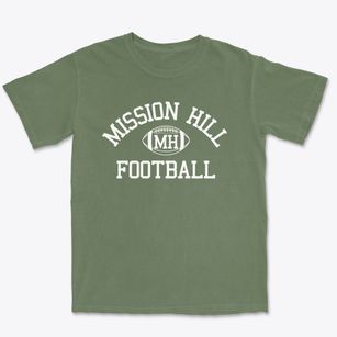 Mission Hill School Classic Football Premium Heavyweight T-shirt