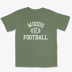 Woods Charter School Classic Football Premium Heavyweight T-shirt