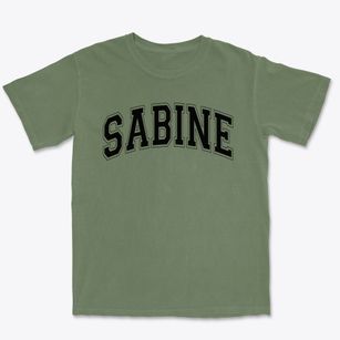 Sabine Middle School Varsity Arch Premium Heavyweight T-shirt