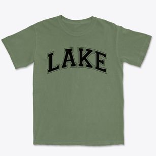 Lake Center Middle School Varsity Arch Premium Heavyweight T-shirt