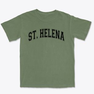 St Helena Parish Varsity Arch Premium Heavyweight T-shirt