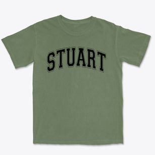 Stuart Middle School Varsity Arch Premium Heavyweight T-shirt