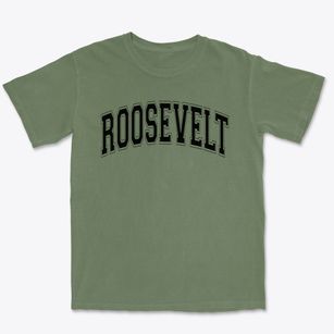 Roosevelt Elementary School Varsity Arch Premium Heavyweight T-shirt