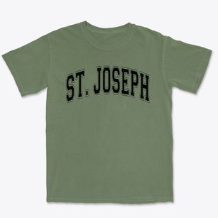 Saint Joseph School Varsity Arch Premium Heavyweight T-shirt