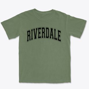 Riverdale Elementary School Varsity Arch Premium Heavyweight T-shirt