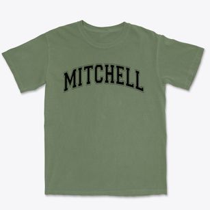 Mitchell Elementary School Varsity Arch Premium Heavyweight T-shirt