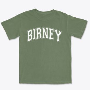 Birney Elementary School Varsity Arch Premium Heavyweight T-shirt