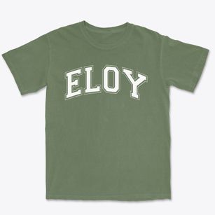 Eloy Junior High School Varsity Arch Premium Heavyweight T-shirt