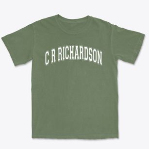 C R Richardson Elementary School Varsity Arch Premium Heavyweight T-shirt