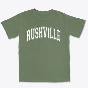 Rushville Consolidated High School Varsity Arch Premium Heavyweight T-shirt