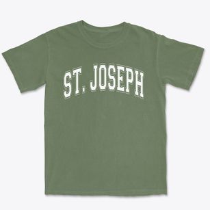 Saint Joseph School Varsity Arch Premium Heavyweight T-shirt