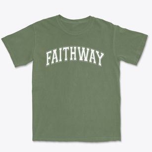 Faithway Christian School Varsity Arch Premium Heavyweight T-shirt