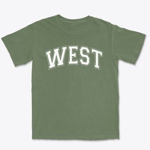 West High School Varsity Arch Premium Heavyweight T-shirt