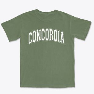 Concordia Junior Senior High School Varsity Arch Premium Heavyweight T-shirt