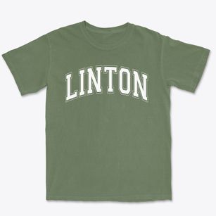 Linton High School Varsity Arch Premium Heavyweight T-shirt