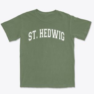 St Hedwig Parish Varsity Arch Premium Heavyweight T-shirt