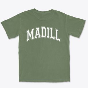 Madill Elementary School Varsity Arch Premium Heavyweight T-shirt