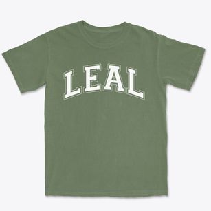 Leal Elementary School Varsity Arch Premium Heavyweight T-shirt