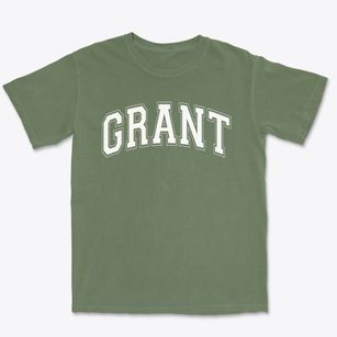 Grant Middle School Varsity Arch Premium Heavyweight T-shirt