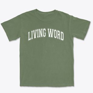 Living Word Academy Varsity Arch Premium Heavyweight T-shirt