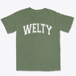 Welty Middle School Varsity Arch Premium Heavyweight T-shirt