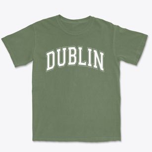 Dublin High School Varsity Arch Premium Heavyweight T-shirt