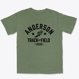 Anderson Elementary School Track and Field Premium Heavyweight T-shirt