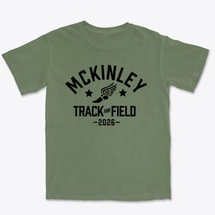 Mckinley Middle School Track and Field Premium Heavyweight T-shirt