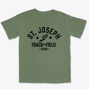 St Joseph Parish Track and Field Premium Heavyweight T-shirt