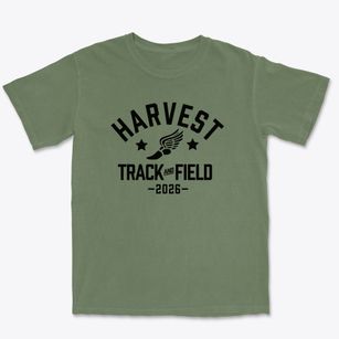 Harvest Elementary School Track and Field Premium Heavyweight T-shirt