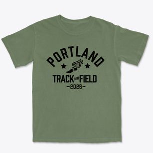 Portland High School Track and Field Premium Heavyweight T-shirt