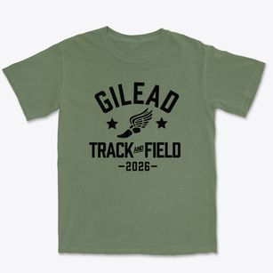 Gilead Christian Academy Track and Field Premium Heavyweight T-shirt