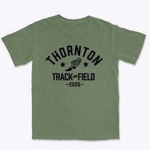 Thornton Friends Upper School Track and Field Premium Heavyweight T-shirt