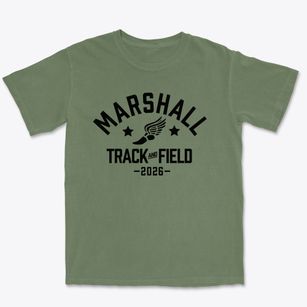 Marshall Middle School Track and Field Premium Heavyweight T-shirt