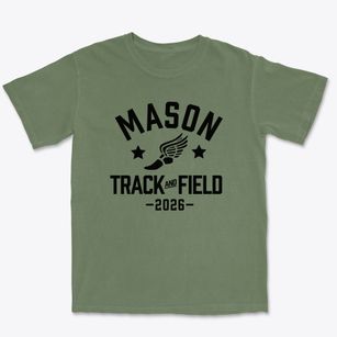 Mason Elementary School Track and Field Premium Heavyweight T-shirt