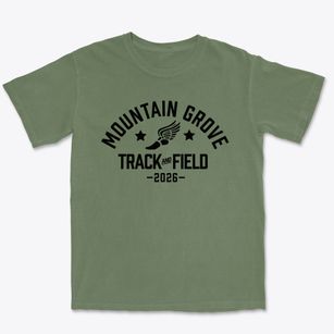 Mountain Grove Elementary School Track and Field Premium Heavyweight T-shirt