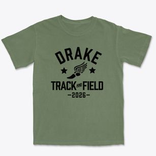 Drake Elementary School Track and Field Premium Heavyweight T-shirt