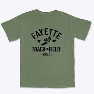 Fayette Area Vocational School Track and Field Premium Heavyweight T-shirt