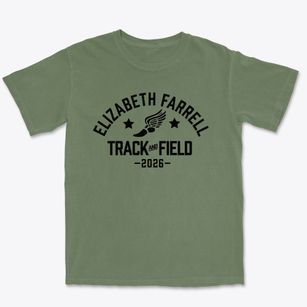 Ps 116 Elizabeth Farrell Track and Field Premium Heavyweight T-shirt