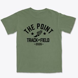 The Point Christian Academy Track and Field Premium Heavyweight T-shirt