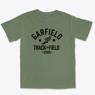 Garfield Elementary School Track and Field Premium Heavyweight T-shirt