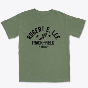 Robert E. Lee High School Track and Field Premium Heavyweight T-shirt