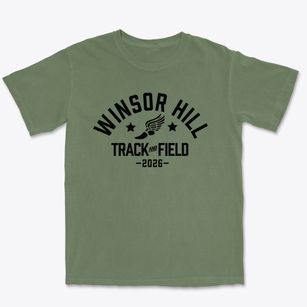 Winsor Hill Elementary School Track and Field Premium Heavyweight T-shirt